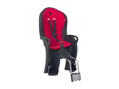Hamax Kiss Child Bike Seat 2024: Black/Red