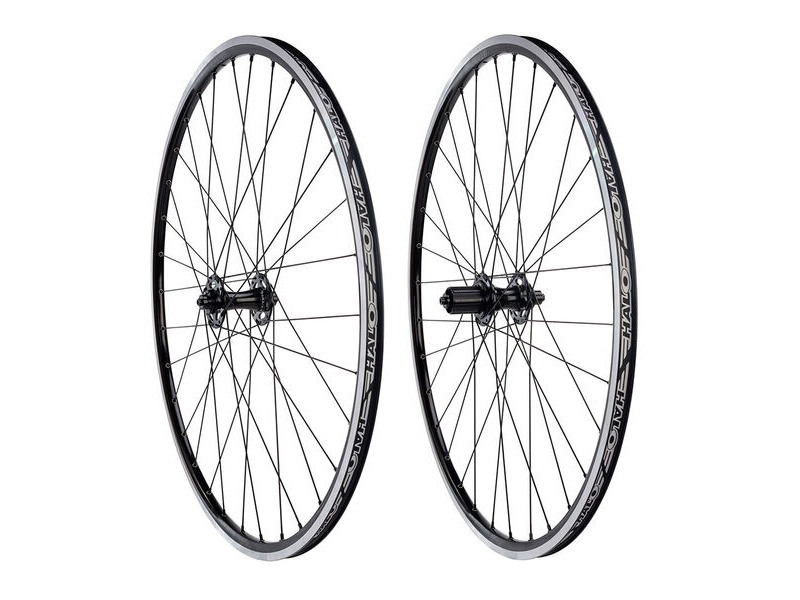 Halo Retro 6D Road Pair Retro road rim on Halo 6-Drive SB hubs,32H, Shimano Cassette click to zoom image