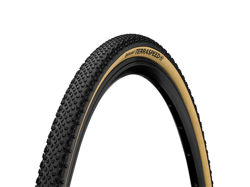 Continental Terra Speed Protection Tyre - Foldable Blackchili Compound Black/Cream 700 X 35c click to zoom image