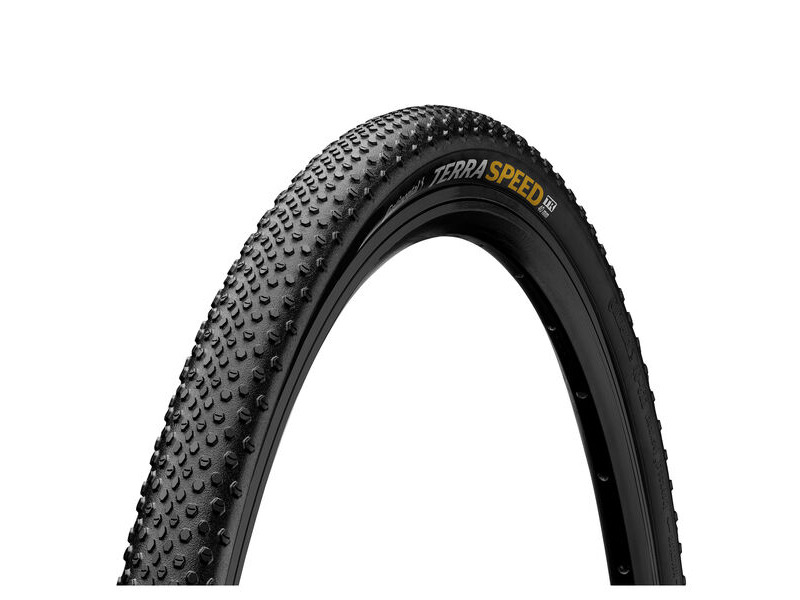 Continental Terra Speed Protection Tyre - Foldable Blackchili Compound 2022: Black/Transparent 700x45c, 28x1.70 28" click to zoom image