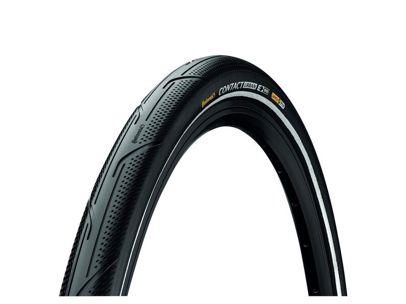 Continental Contact Urban Reflex - Wire Bead Puregrip Compound Black/Black Reflex 28x2.20" click to zoom image