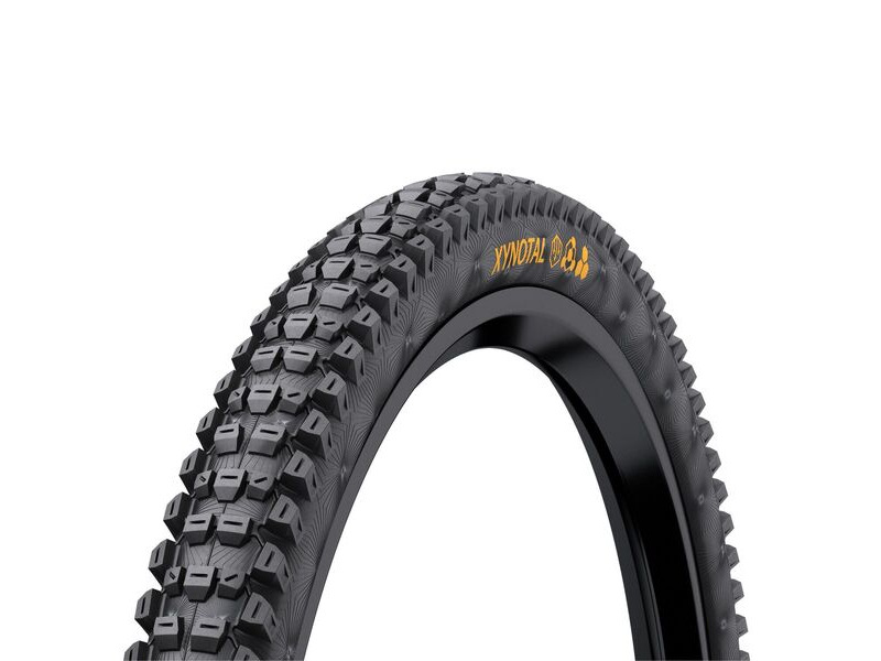 Continental Xynotal Downhill Tyre - Soft Compound Foldable Black & Black 29x2.40" click to zoom image