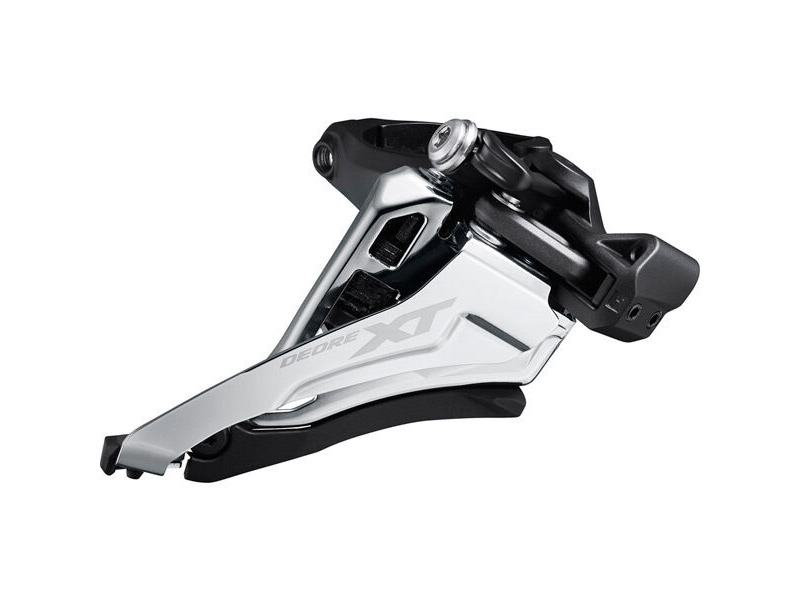 Shimano FD-M8100-M Deore XT front mech, 12-speed double, side swing, mid mount multi fit click to zoom image