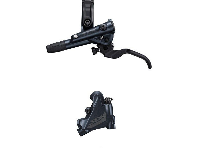 Shimano BR-M7110/BL-M7100 SLX bled brake lever/flat mount calliper, rear left click to zoom image