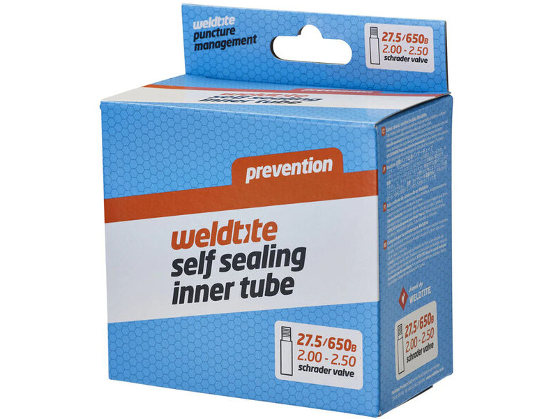 Weldtite Self-Sealing 27.5 x 2.0 - 2.50" Inner Tube - Schrader Valve click to zoom image