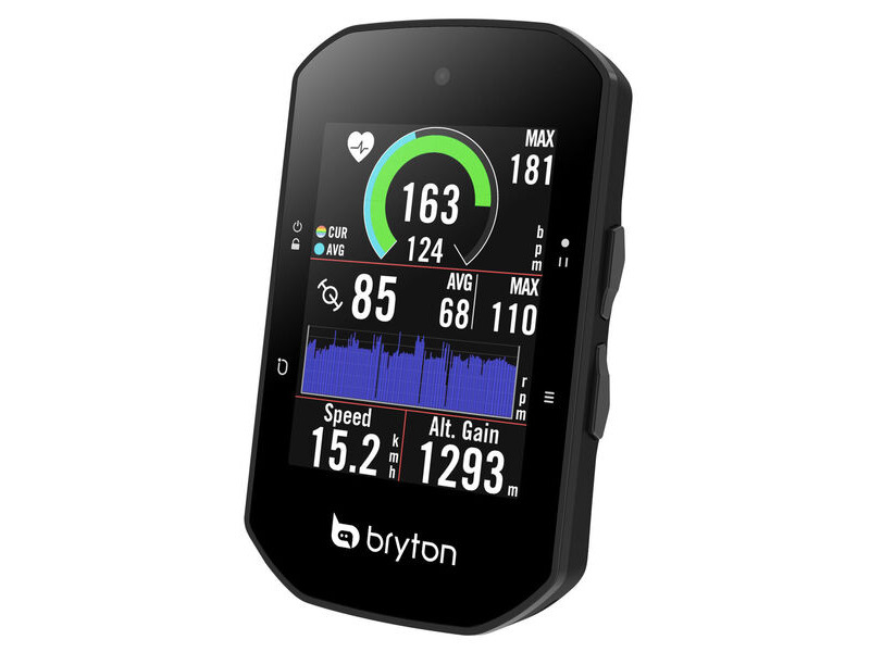 Bryton S500t Gps Cycle Computer Bundle With Speed/Cadence & Heart Rate: click to zoom image