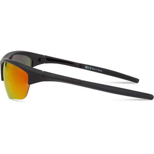 Madison Mission Glasses - matt black / fire mirror click to zoom image