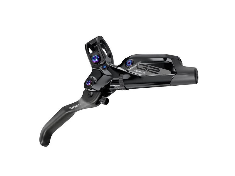 Sram Brake G2 Ultimate, Carbon Lever, Rainbow Hardware, Reach, Swinglink, Contact, Front 950mm Hose (Includes Mmx Clamp, Rotor/Bracket Sold Separately) A2 Gloss Black 950mm click to zoom image