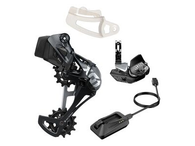 Sram X01 Eagle Axs Upgrade Kit (Rear Der W/Battery And Battery Protector, Rocker Paddle Controller W/Clamp, Charger/Cord, Chain Gap Tool)