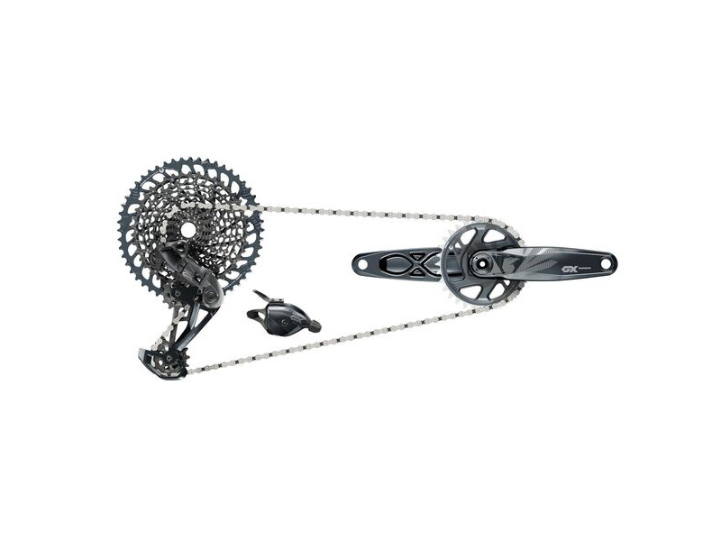 Sram Gx Eagle Dub Boost Groupset (Rear Der, Trigger Shifter With Clamp, Crankset Dub 12s With Dm 32t X-sync Chainring, Chain 126 Links 12s, Cassette Xg-1275 10-52t, Chaingap Gauge) Lunar Boost click to zoom image