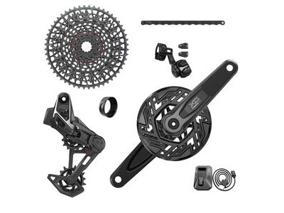 Sram X0 T-type Eagle E-mtb 104bcd Transmission Axs Groupset (Rd W/Battery/Charger/Cord, Ec Pod Ult, Cr 104bcd T-type 36t,clip-on Guard, Cn 126l, Cs Xs-1295 10-52t) ? Cranks Not Included 36t