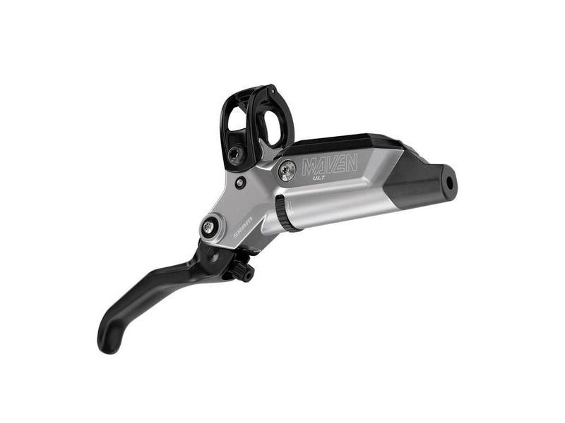 Sram Disc Brake Maven Ultimate Stealth - Aluminum Lever, Ti Hardware, Reach/Contact Adj ,swinglink, Clear Ano (Includes Mmx Clamp, Bracket) (Rotor Sold Separately) A1: Clear Anodized Front 950mm Hose click to zoom image