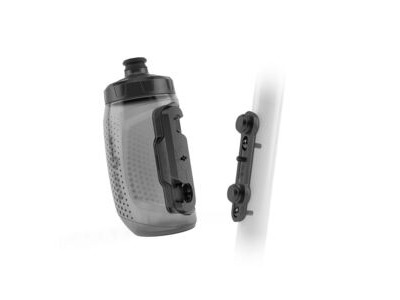 Fidlock TWIST Bottle Kit Bike 450 TWIST Technology bottle with connector - includes Bike mount for bottle cages 450ml Trans Black click to zoom image