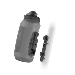 Fidlock TWIST Bottle Kit Bike 750 Compact TWIST Technology bottle with removeable dirt cap and connector - includes Bike mount for bottle cage 750ml Trans Black  click to zoom image