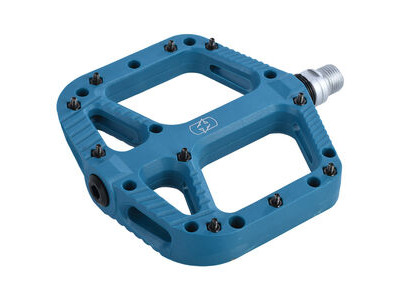 Oxford Loam 20 Nylon Flat Pedals Black  BLUE  click to zoom image