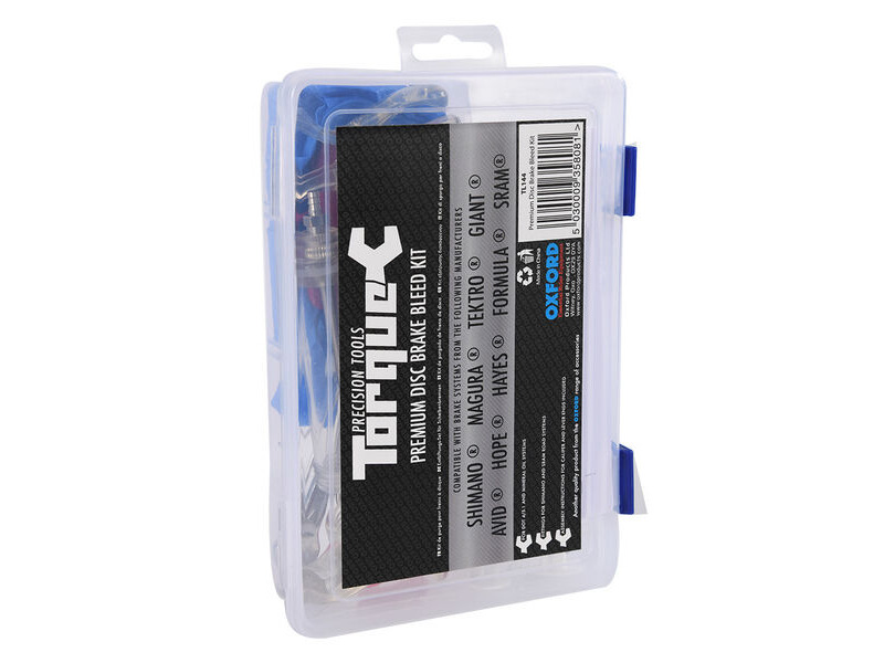 Oxford Torque Premium Universal Brake Bleed Kit click to zoom image