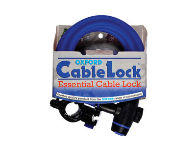 Oxford Cable Lock 12mm x 1800mm - Blue