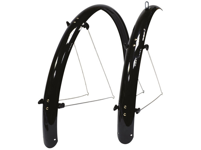 Oxford 700c Hybrid 46mm Mudguard Set Black click to zoom image