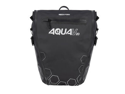 Oxford Aqua V 20 Single QR Pannier Bag Black