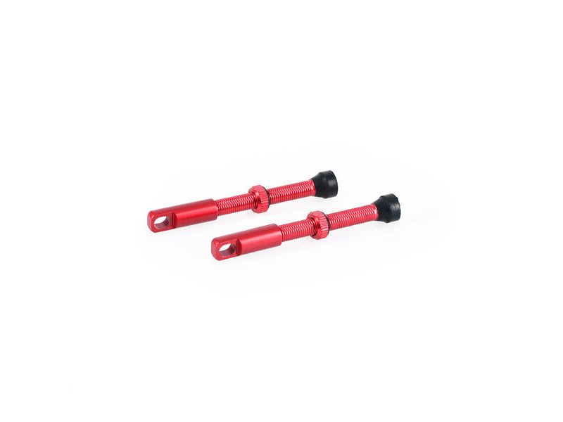 Oxford Tubeless Alloy Valve 48mm Red click to zoom image