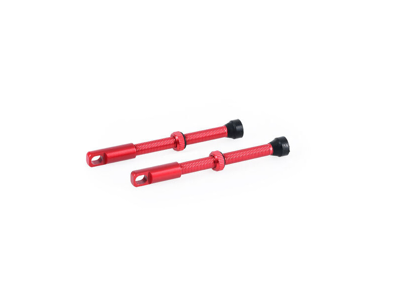 Oxford Tubeless Alloy Valve 60mm Red click to zoom image