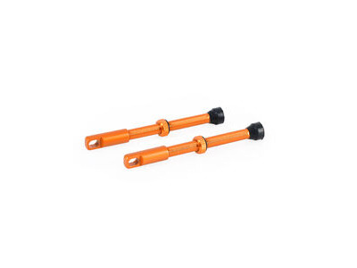 Oxford Tubeless Alloy Valve 60mm Orange