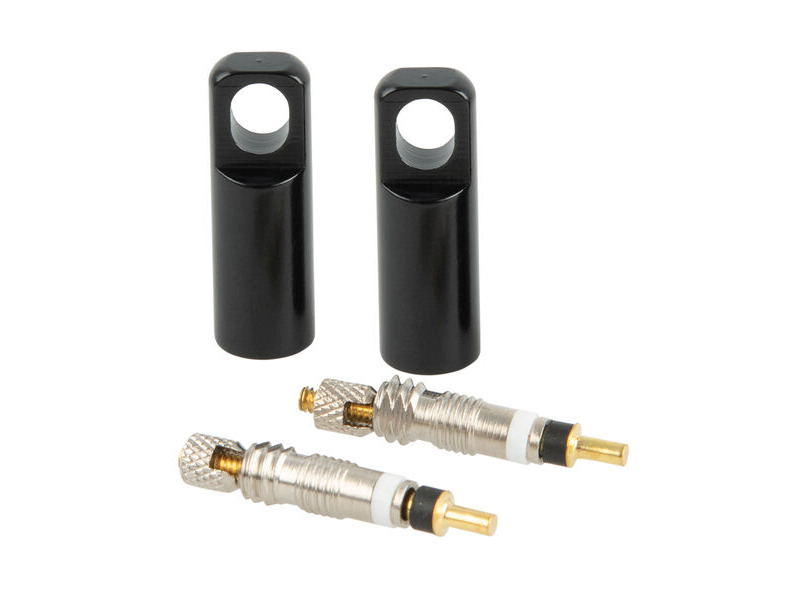 Oxford Tubeless Valve Cores (Pack of 4) and Alloy Cap Tools click to zoom image