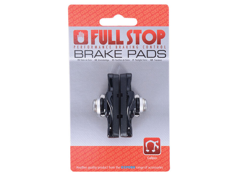 Oxford FullStop Road Caliper Ultralight Cartridge Pads and Holder click to zoom image