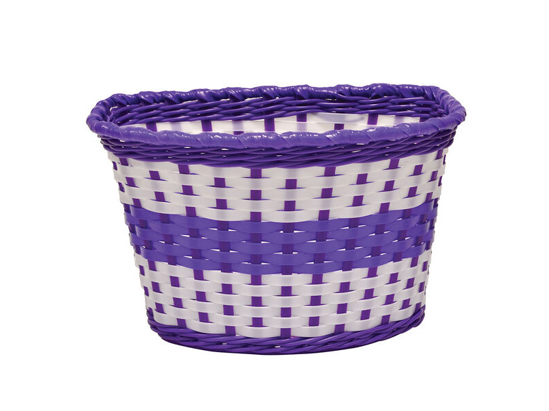 Oxford Junior Woven Basket - Lilac click to zoom image