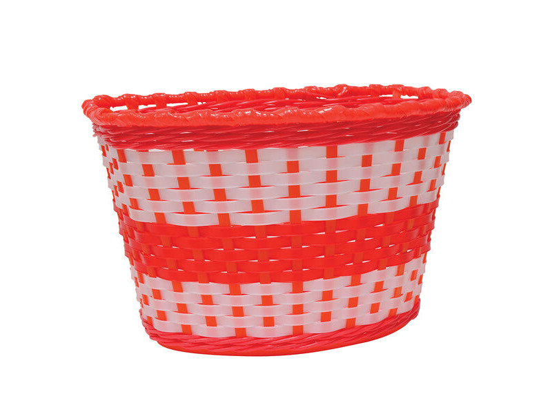 Oxford Junior Woven Basket - Red click to zoom image