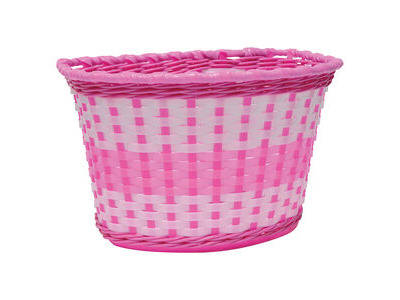 Oxford Junior Woven Basket - Pink