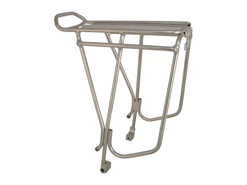 Oxford Alloy Disc Compatible Luggage Rack - Silver click to zoom image