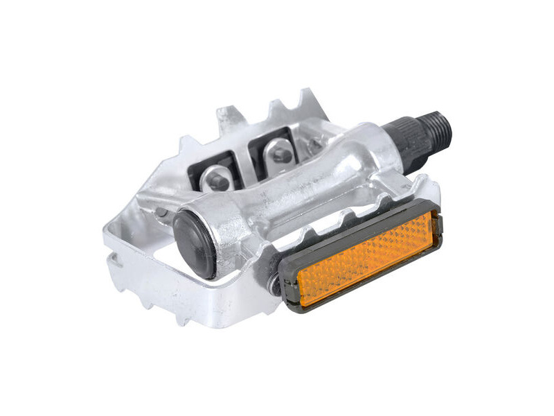 Oxford Alloy Low Profile Pedals 9/16" - Silver click to zoom image