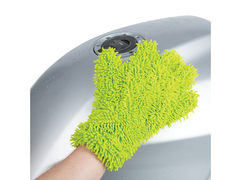 Oxford Microfibre Noodle Wash Glove Green click to zoom image