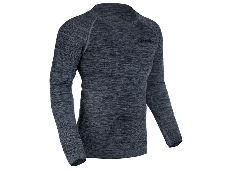 Oxford Advanced Base Layer MS Top Charcoal Marl click to zoom image