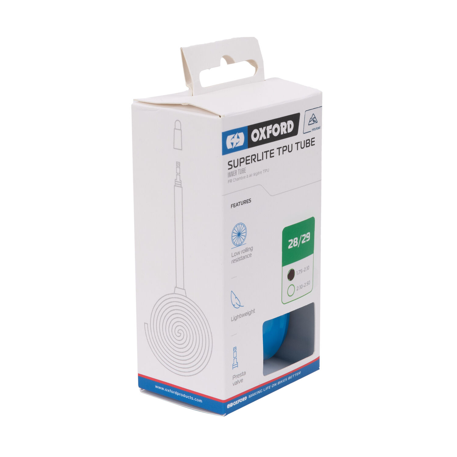 Oxford SuperLite TPU Inner Tube 29 x 2.10-2.50 Presta