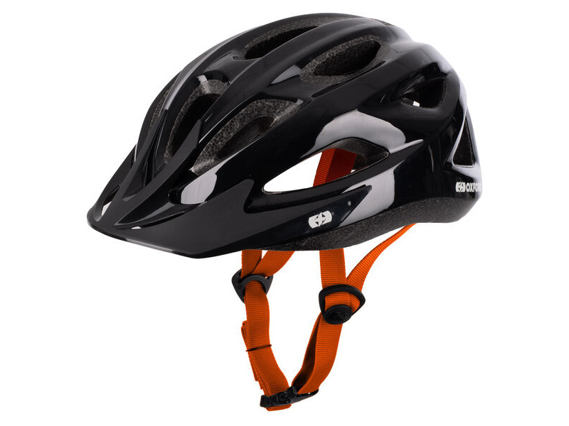 Oxford Helio Junior Helmet 52-57cm Gloss Black click to zoom image