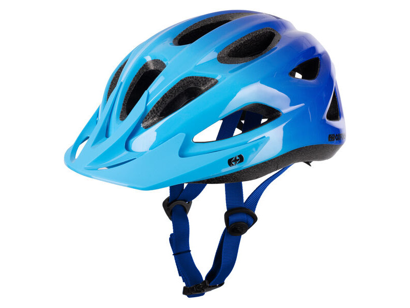 Oxford Helio Junior Helmet 52-57cm Gloss Blue click to zoom image