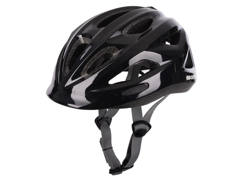 Oxford Zuno Junior Helmet 48-54cm Gloss Black click to zoom image