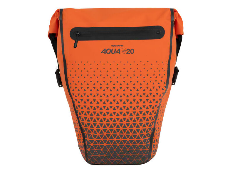 Oxford Aqua V 20 Single QR Pannier Bag Orange click to zoom image