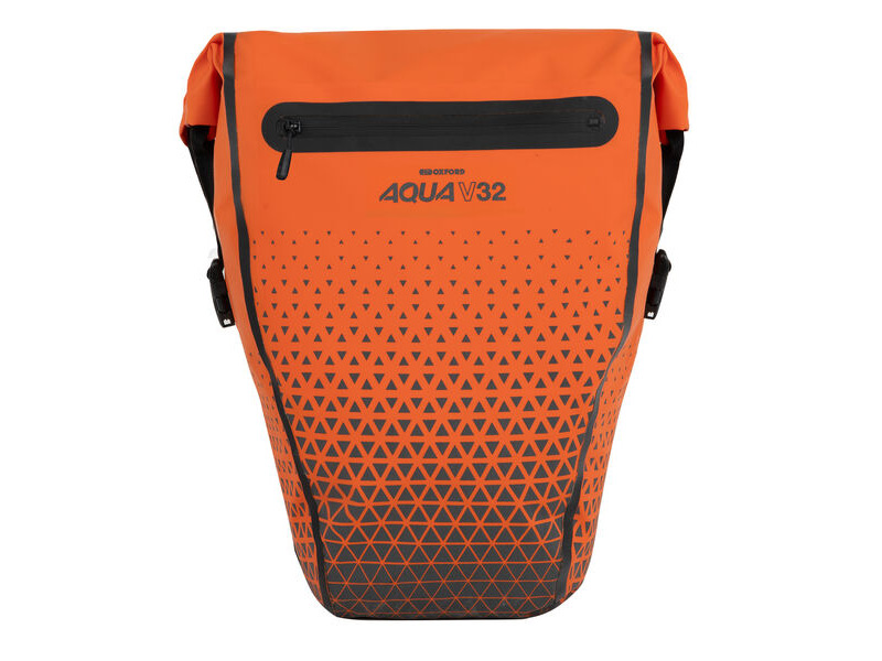 Oxford Aqua V 32 Double Pannier Bag Orange click to zoom image