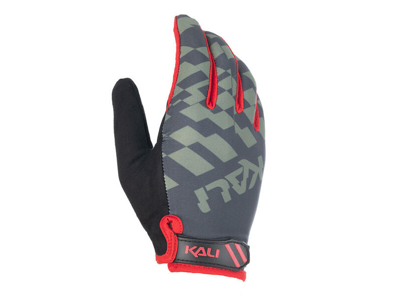 Kali Protectives Laguna Glove Glitch Moss/Red click to zoom image