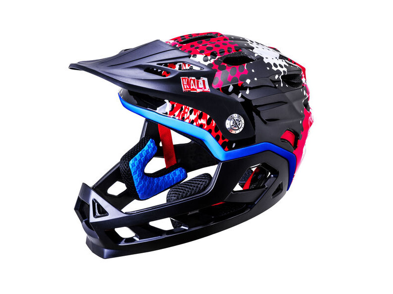 Kali Protectives Maya Full Face Child Punk Gls Red click to zoom image