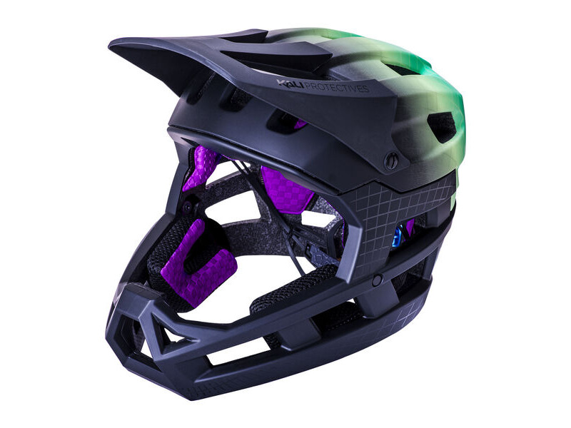 Kali Protectives DH Invader LTD Astro Mat Lime click to zoom image