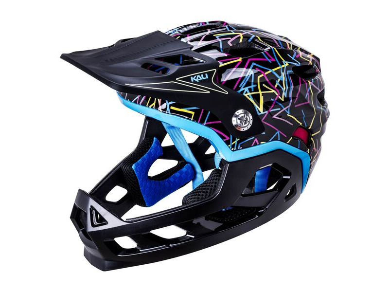 Kali Protectives Maya Full Face Child Segment Neon click to zoom image