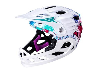 Kali Protectives Maya Full Face Child Splat White/Multi