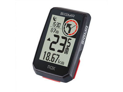 Sigma ROX 2.0 GPS Cycle Computer (Black) Top-Mount Set