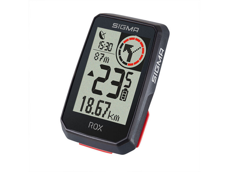 Sigma ROX 2.0 GPS Cycle Computer (Black) Top-Mount Set click to zoom image