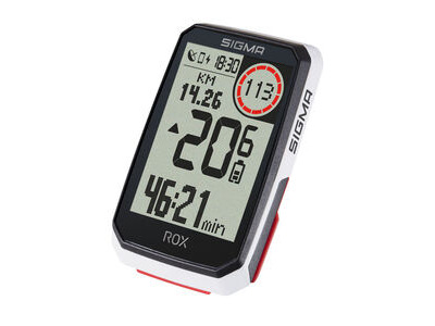 Sigma ROX 4.0 GPS Cycle Computer (White) Sensor Set