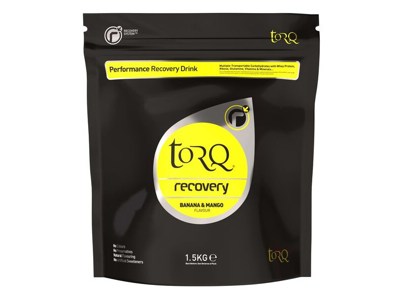 Torq Fitness Recovery Drink (1 X 1.5kg): Banana & Mango click to zoom image